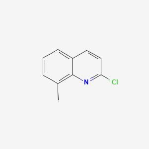 Chemical structure of 2-Chloro-8-Methylquinoline