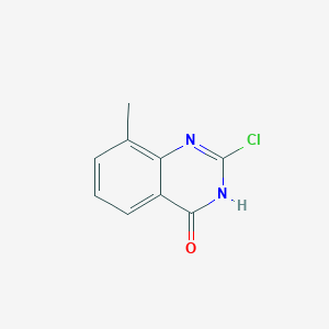 Chemical structure of 2-Chloro-8-methylquinazolin-4(3H)-one