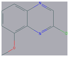 Chemical structure of 2-Chloro-8-methoxyquinoxaline