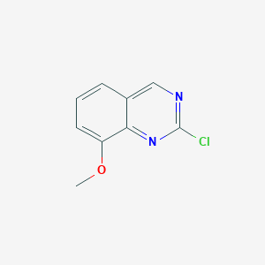 Chemical structure of 2-Chloro-8-methoxyquinazoline