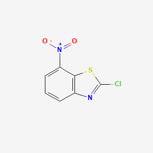 Chemical structure of 2-Chloro-7-nitrobenzo[d]thiazole