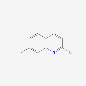 Chemical structure of 2-Chloro-7-methylquinoline
