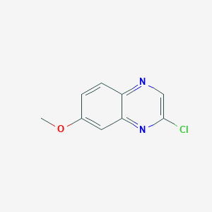 Chemical structure of 2-Chloro-7-methoxyquinoxaline