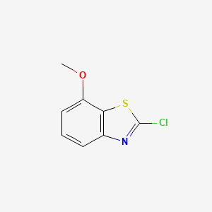Chemical structure of 2-Chloro-7-methoxybenzo[d]thiazole