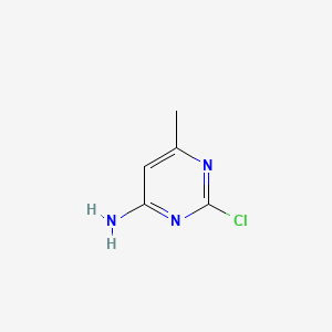 Chemical structure of 2-chloro-6-methylpyrimidin-4-amine