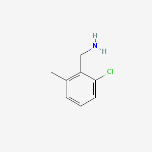Chemical structure of 2-Chloro-6-methylbenzylamine