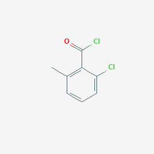 Chemical structure of 2-Chloro-6-methylbenzoyl Chloride