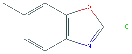 Chemical structure of 2-chloro-6-Methyl-benzooxazole