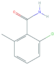 Chemical structure of 2-Chloro-6-methylbenzamide