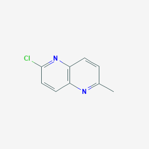 Chemical structure of 2-Chloro-6-methyl-1,5-naphthyridine