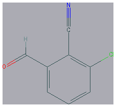 Chemical structure of 2-Chloro-6-formylbenzonitrile
