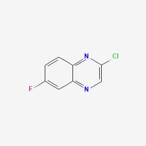 Chemical structure of 2-Chloro-6-fluoroquinoxaline