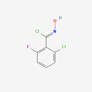 Chemical structure of 2-Chloro-6-fluorophenylchlorooxime