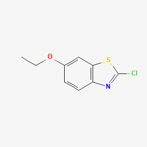 Chemical structure of 2-Chloro-6-ethoxybenzo[d]thiazole