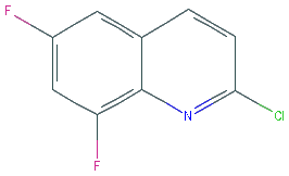 Chemical structure of 2-Chloro-6,8-difluoroquinoline