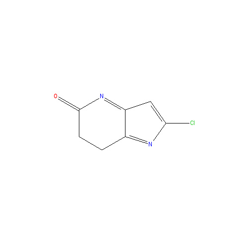 Chemical structure of 2-chloro-5H,6H,7H-pyrrolo[3,4-b]pyridin-5-one