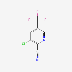 Chemical structure of 2-Chloro-6-(trifluoromethyl)isonicotinonitrile