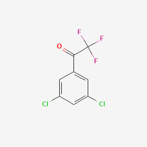 Chemical structure of 2-Chloro-6-(trifluoromethyl)benzoyl chloride