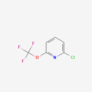 Chemical structure of 2-Chloro-6-(trifluoromethoxy)pyridine