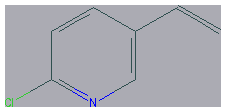 Chemical structure of 2-Chloro-5-vinylpyridine