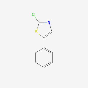 Chemical structure of 2-Chloro-5-phenylthiazole