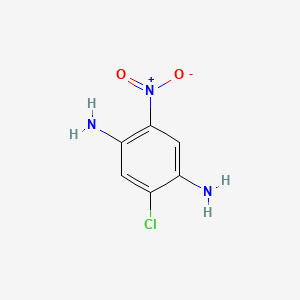 Chemical structure of 2-Chloro-5-nitro-1,4-phenylenediamine