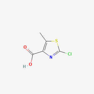 Chemical structure of 2-Chloro-5-methylthiazole-4-carboxylic acid