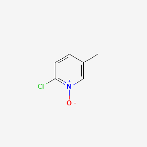 Chemical structure of 2-Chloro-5-methylpyridine 1-oxide