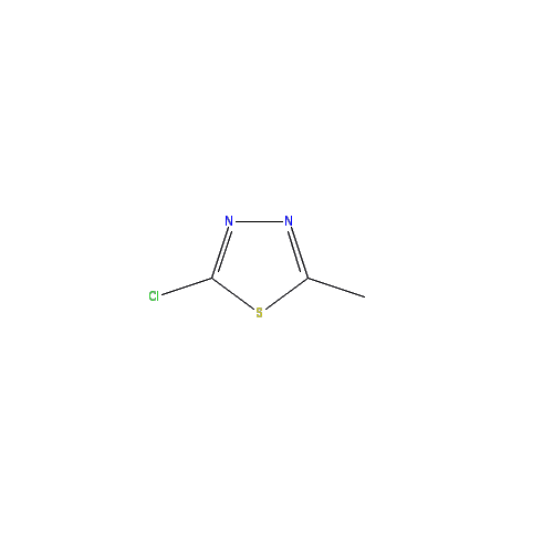 Chemical structure of 2-Chloro-5-methyl-1,3,4-thiadiazole