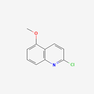 Chemical structure of 2-Chloro-5-methoxyquinoline