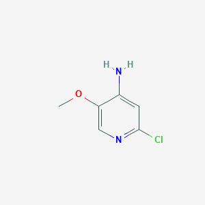Chemical structure of 2-Chloro-5-methoxypyridin-4-amine