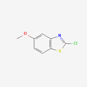 Chemical structure of 2-Chloro-5-methoxybenzothiazole
