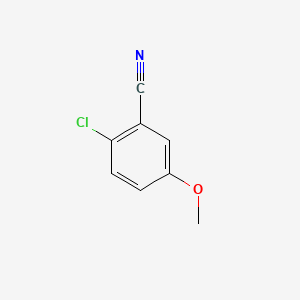 Chemical structure of 2-Chloro-5-methoxybenzonitrile