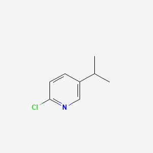 Chemical structure of 2-Chloro-5-isopropylpyridine