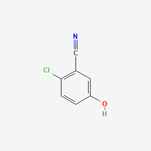 Chemical structure of 2-Chloro-5-hydroxybenzonitrile