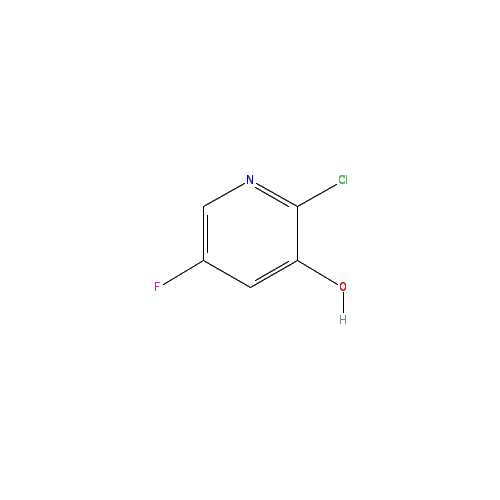 Chemical structure of 2-Chloro-5-fluoropyridin-3-ol