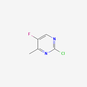 Chemical structure of 2-Chloro-5-fluoro-4-methylpyrimidine