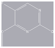 Chemical structure of 2-Chloro-5-fluoro-4-methoxypyrimidine