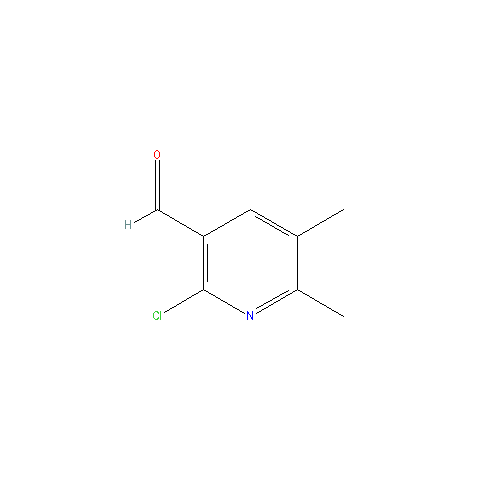 Chemical structure of 2-Chloro-5,6-dimethylnicotinaldehyde