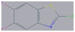 Chemical structure of 2-Chloro-5,6-difluorobenzo[d]thiazole