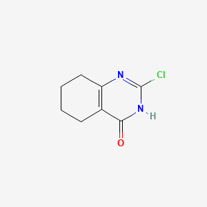 Chemical structure of 2-Chloro-3,4,5,6,7,8-hexahydroquinazolin-4-one