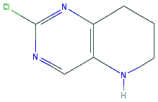 Chemical structure of 2-Chloro-5,6,7,8-tetrahydropyrido[4,3-d]pyrimidine hydrochloride