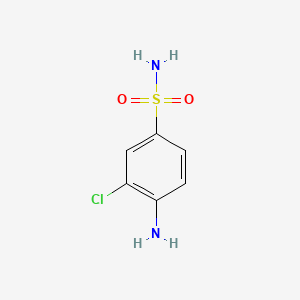 Chemical structure of 2-Chloro-4-sulfamoylaniline