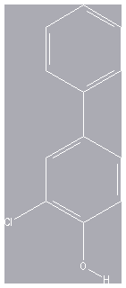 Chemical structure of 2-Chloro-4-phenylphenol