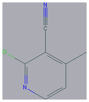 Chemical structure of 2-Chloro-4-methyl-nicotinonitrile