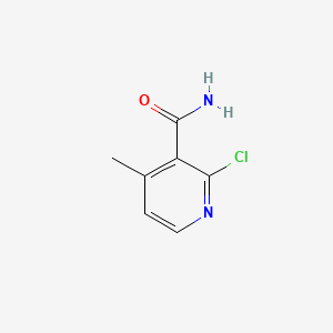 Chemical structure of 2-Chloro-4-methylnicotinamide
