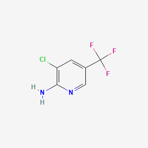 Chemical structure of 2-Chloro-4-methyl-6-(trifluoromethyl)pyrimidine