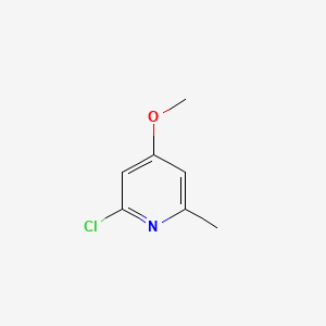 Chemical structure of 2-Chloro-4-methoxy-6-methylpyridine