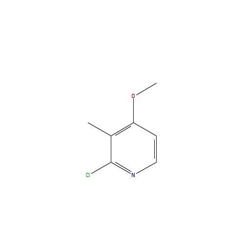 Chemical structure of 2-Chloro-4-methoxy-3-methylpyridine