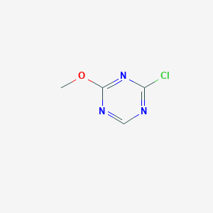 Chemical structure of 2-Chloro-4-methoxy-1,3,5-triazine